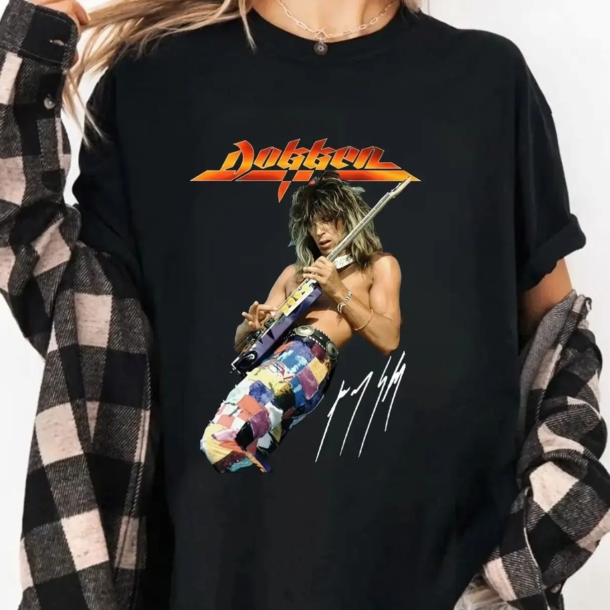 [SALE UP ] NEW George Lynch- DOKKEN Band Black All Size S-5XL Tee Shirt SS16, Shirt Made Using 100% US Cotton, Design & Printed In The USA 3Z4
