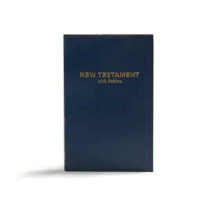 CSB Pocket New Testament With Psalms-Navy Softcover Paperback – February 2, 2017