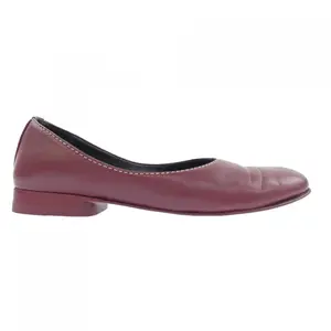Pre-owned HERMÈS Lambskin Small Leather Goods Hermes Liz H Nappa Flat Shoes
