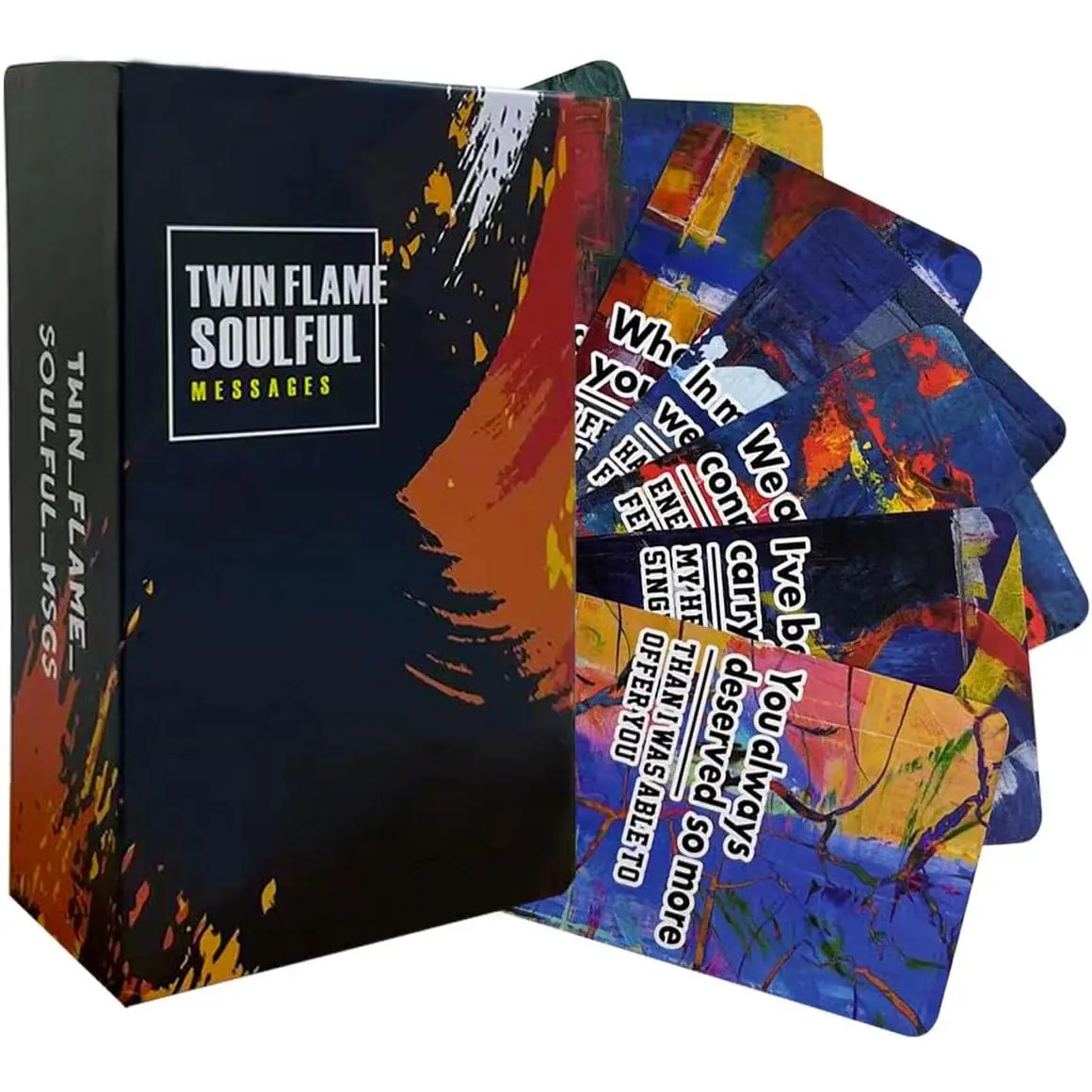 Modernist Love Oracle Cards Twin Flame Oracle Cards，Oracle Decks，Message of Love Oracle Cards,Tarot Cards for Beginners，Twin Flame, Soulmate Messages