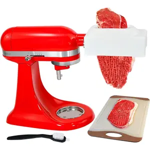 Electric meat tenderizer attachment for all kitchenaid stand mixers kitchenaid attachment steak tenderizer meat cuber accesssories with stainless steel gears meat tenderizer tool