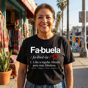 Fabulous Latina Grandma Shirt |   Cloud-like Comfort & Retro Rose |   Premium Cozy Feel