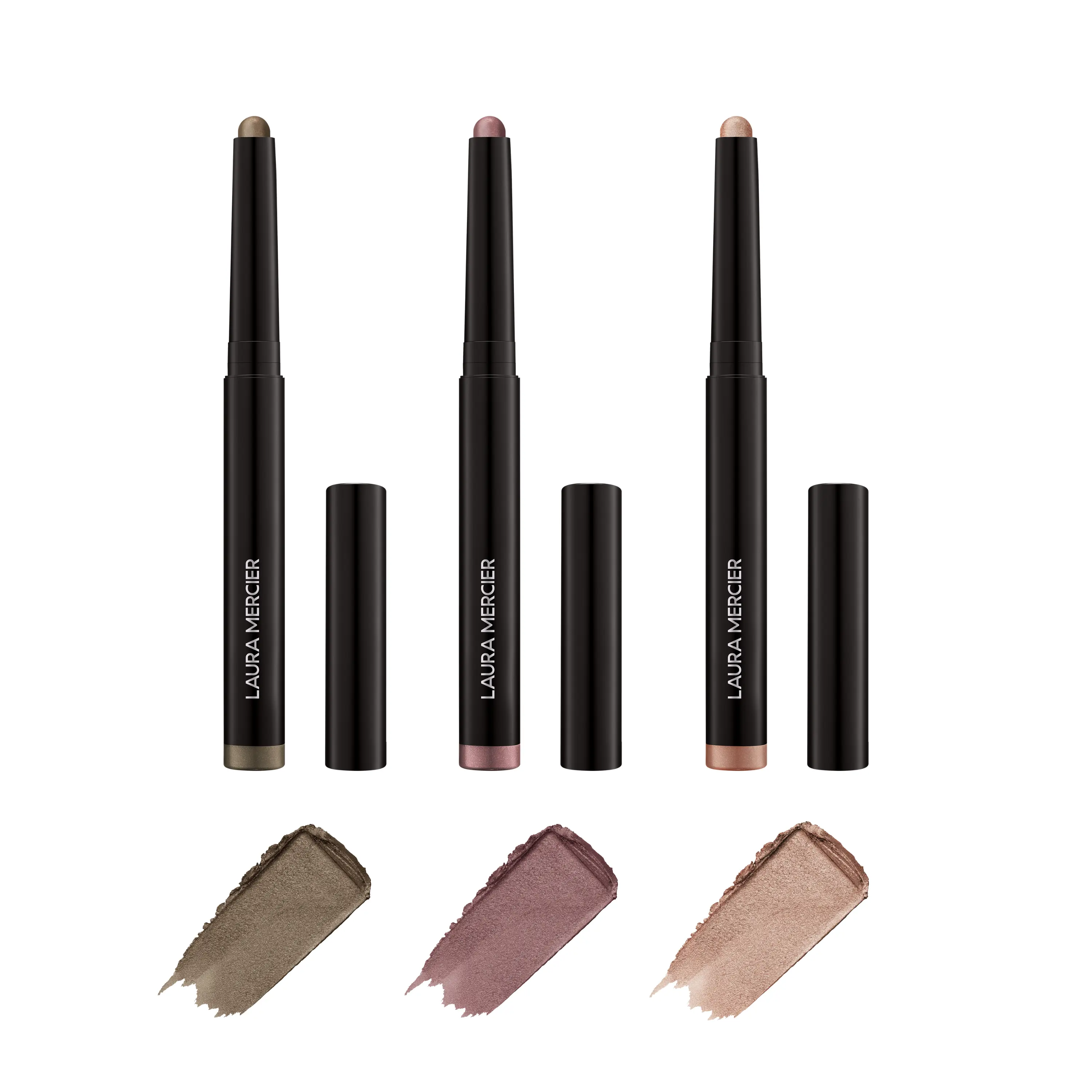Laura Mercier Eye Essentials Collection Bundle - Eye Shadow Bundle for Brown, Blue, Hazel, Green Eyes