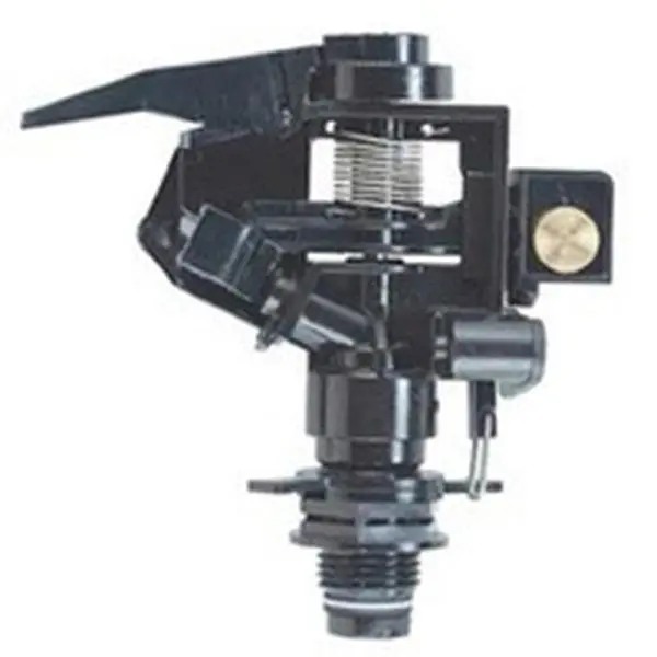 Orbit Irrigation Products 55024 Plastic Impact Sprinkler, 1/2 in. MNPT Inlet, 20 ft.-40 ft. Radius, 8 x 6.75 x 22.5 in Dimensions, Adjustable Coverage, Anti-Backsplash Arms, 20 Ft. To 40 Ft. Radius, Full Or Part Circle