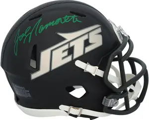 Joe Namath New York Jets Autographed Riddell Rivalry Speed Mini Helmet - Fanatics Authentic Certified