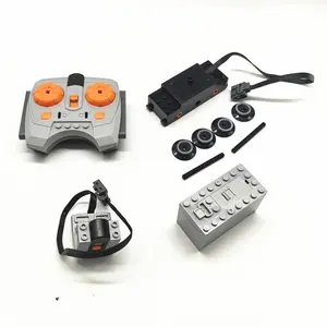 Cross-Border Building Block Train Motor 88802 Train Motor Accessories Remote Control Combination Set with Building Blocks Compatible No. 41