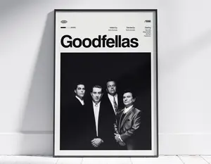 Goodfellas Movie Poster, Goodfellas Wall Decor, Goodfellas Poster Print, Vintage Retro Art Print