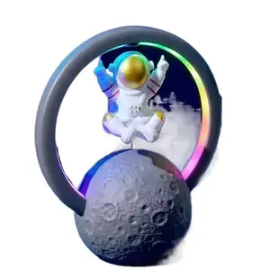 Magnetic Levitation Bluetooth Speaker Astronaut Night Light Home Creative Mini Ornament Boys Birthday Gift for Boyfriend