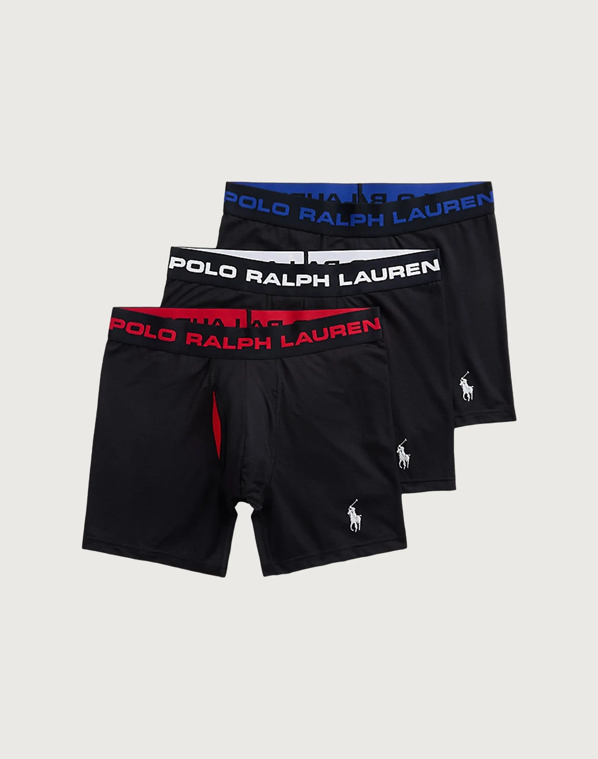Mens Polo Ralph Lauren Perfect Pouch Boxer Briefs 3-Pack