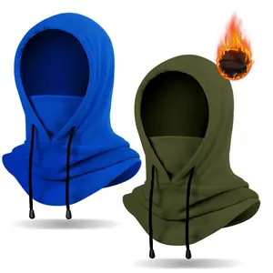 Winter Ski Mask Fleece Hood Hat Face Mask Men Women Warm Face Cover for Cold Weather Gear
