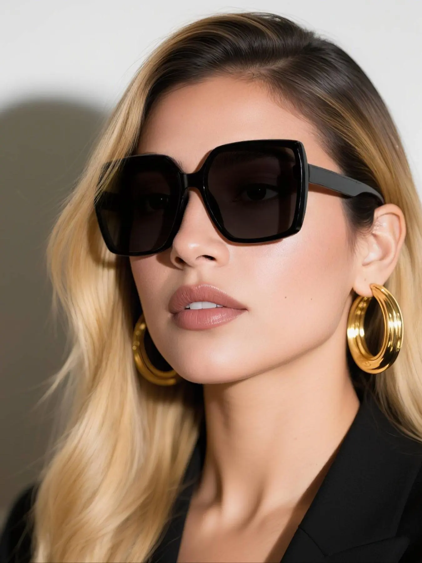 Unisex Vintage Square Frame High Quality Sunglasses, Trendy Casual Sunglasses for Everyday Use, Fashion Accessories for Outdoor Activities, Square Frames Sunglasses