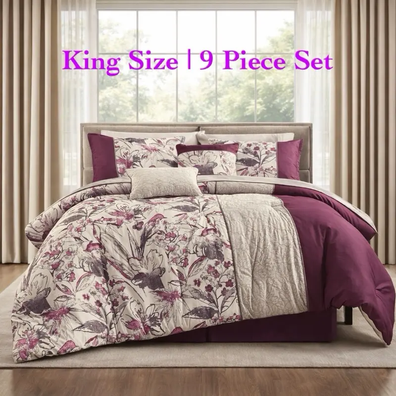 Luxury 7-9 Piece Comforter Sets  Hotel-Style Comfort for Every Bed