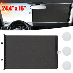 Retractable Car Side Window Baby Sun Shade, Roll Curtain Visor Shield Cover UV Protection