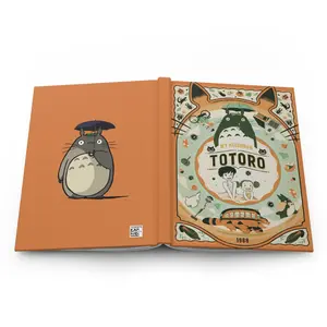My Neighbor Totoro Hardcover Journal Notebook, Totoro Journal, Anime Notebook, Studio Ghibli Journal, Cat Bus Notebook, Anime Gift