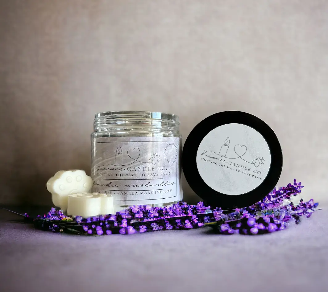 Furever Candle Co. Lavender Marshmallow Scent