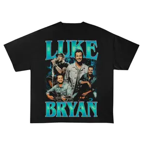 Luke Bryan Vintage 90s Graphic Shirt, Luke Bryan Fan Gift, Tour Fashion Shirt, Country Music Concert T-shirt