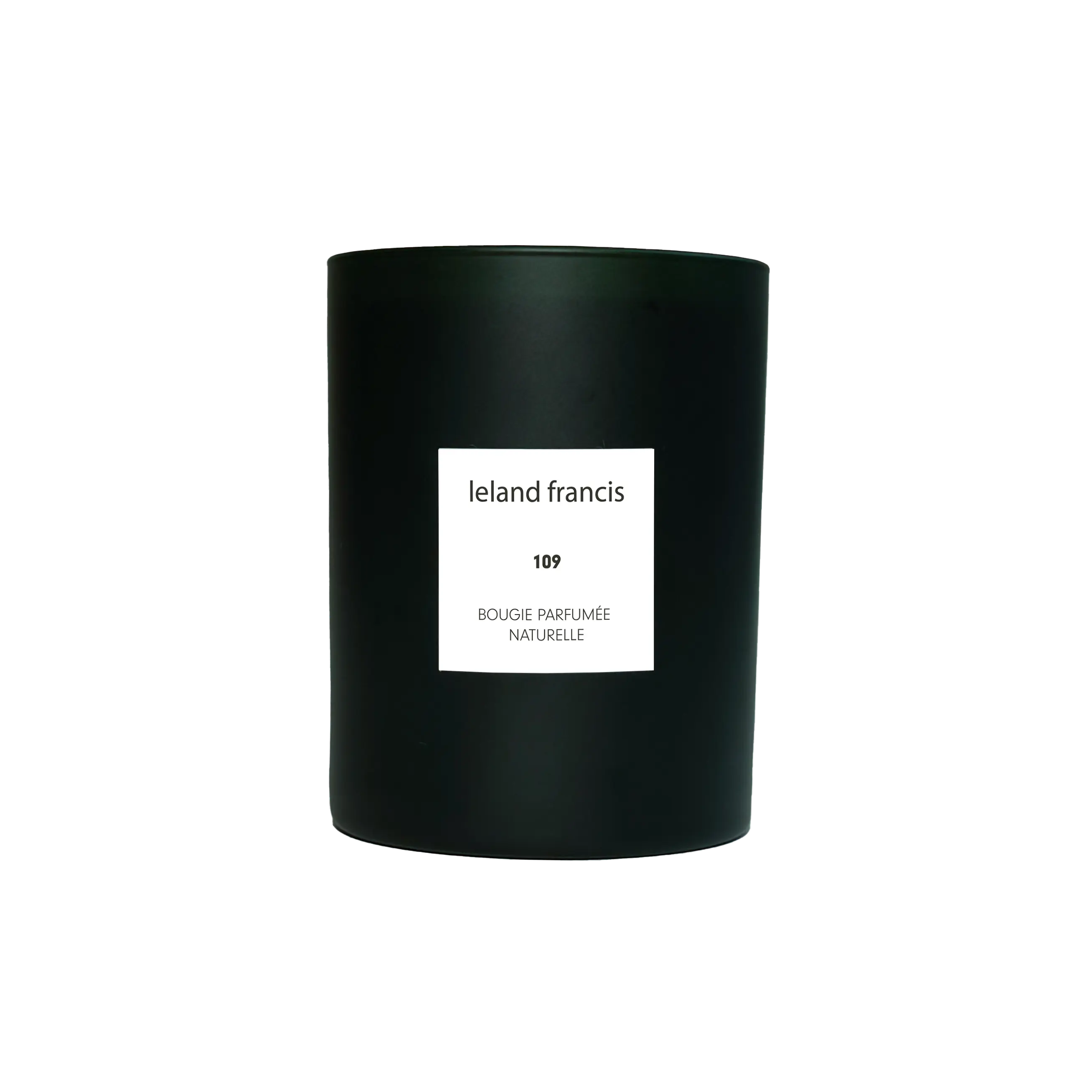 Leland Francis 109 Bougie Parfumée Naturelle - 340g Soy Wax Candle with Vanilla & Cedar Scent - Eco-Friendly & Vegan Decor Ornament