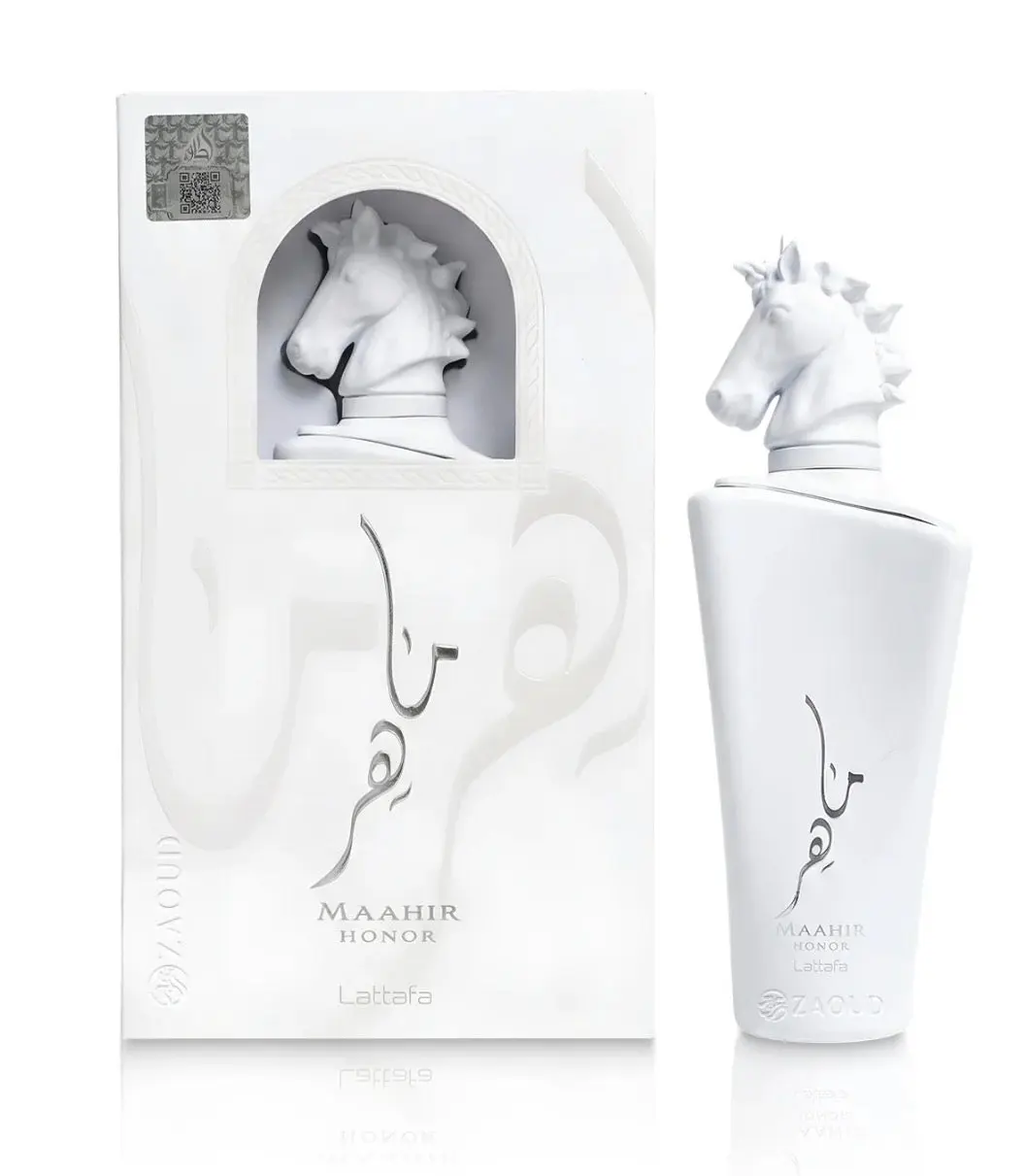 Lattafa Maahir Honor Eau De Parfum (EDP) Spray 100ml / 3.4 fl oz | Fresh Citrus Aromatic Long Lasting Unisex Perfume