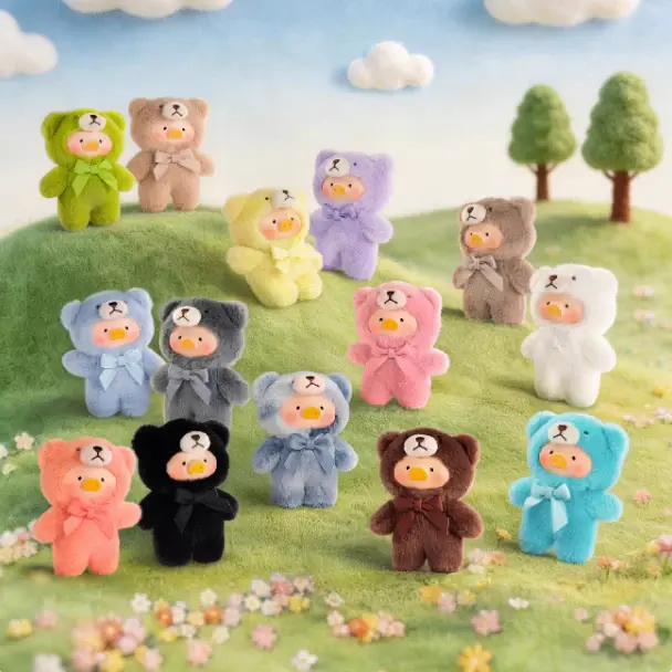 1346. MOMO BUNNY Energetic Wardrobe Series Plush Blind Box