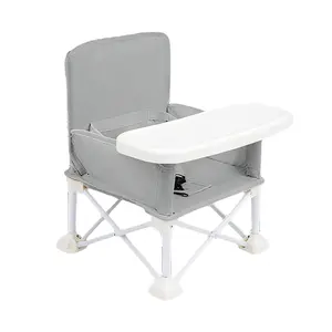 Portable Pop 'N Sit Booster ChairPortable Baby Booster Seat with Tray | Travel-Friendly, Easy to Clean & Secure | Perfect for Home, Beach, Camping, or Dining Out silla alta de bebe Lightweight washable high chair