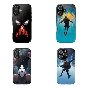 Spid3r M@n Miles Morales for iPhone 17 - 11 Pro Max Plus Mini X XR XS 7 8 Plus or SAMSUNG GALAXY S25 - S21 Ultra Plus