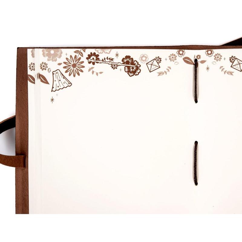 Harry Potter Deathly Hallows Leather Wrap Journal