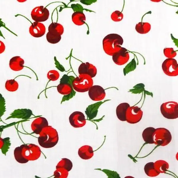 Fruit Printed Poly Cotton Fabric Fruit Printed Poly Cotton Fabric
