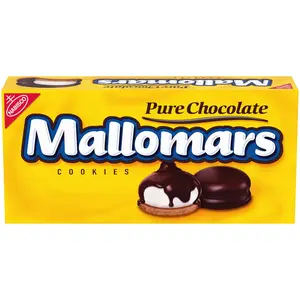 Mallomars Pure Chocolate Cookies, 8.2 oz Snack Bonbon Dessert