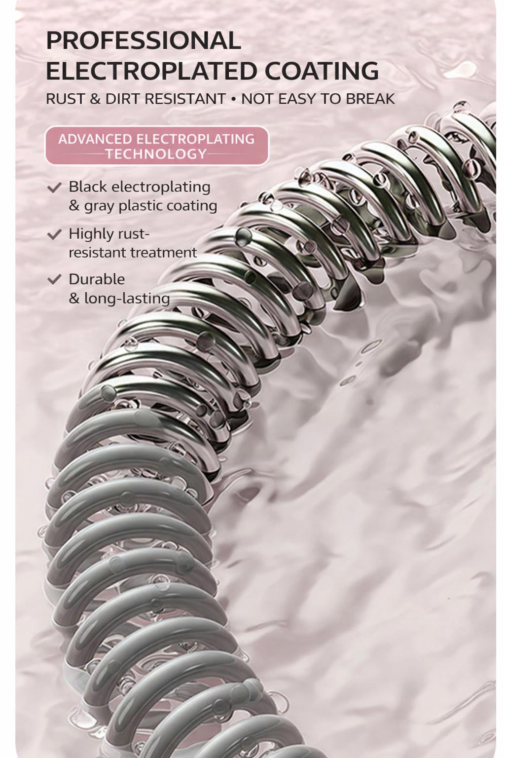 Professional Cordless Battle Ropes for Home Gym - Weighted Training Ropes for Arm & Core Strength (Black/Pink)