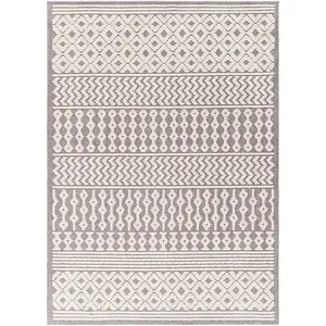 Drago Gray 3D Area Rug - Clearance
