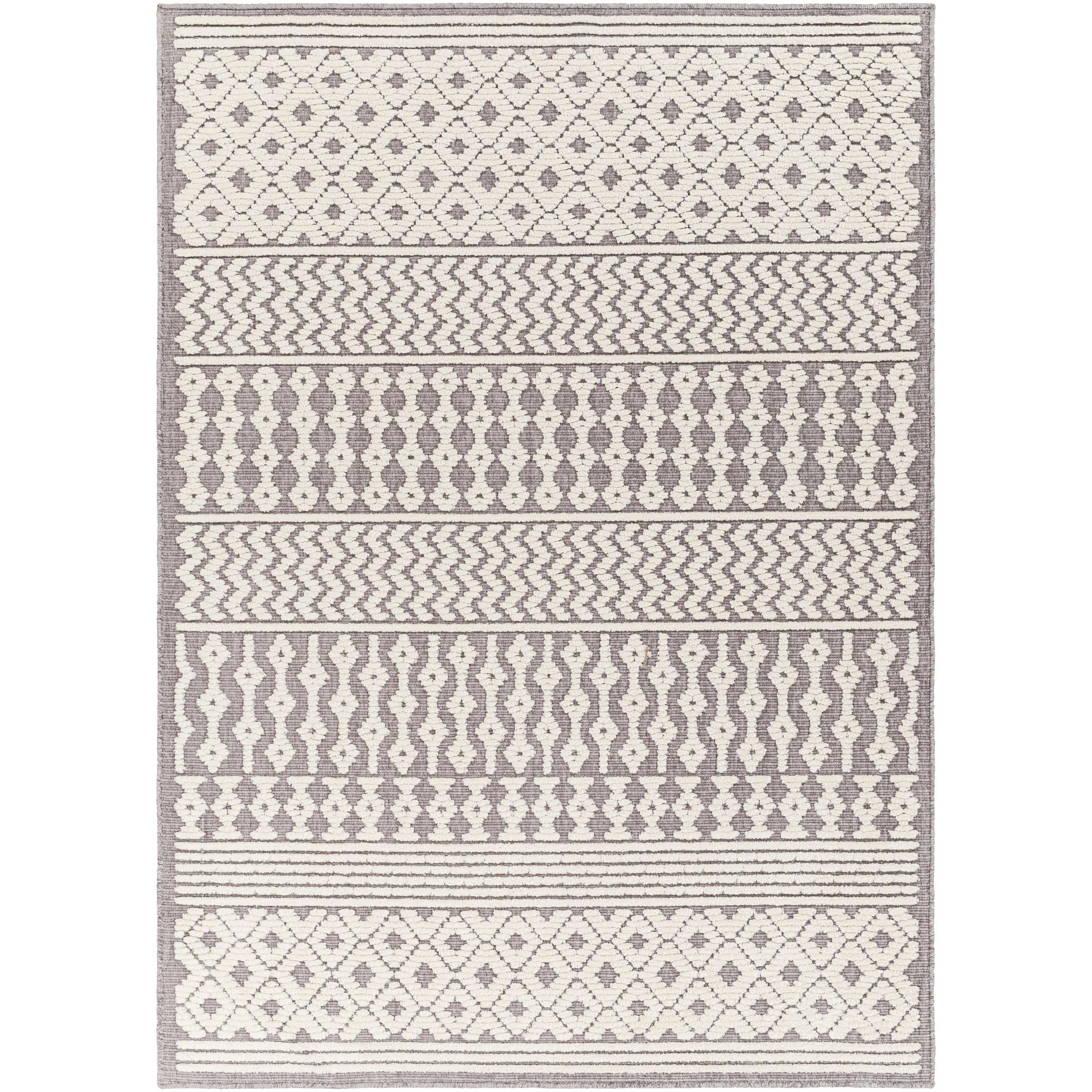 Drago Gray 3D Area Rug - Clearance