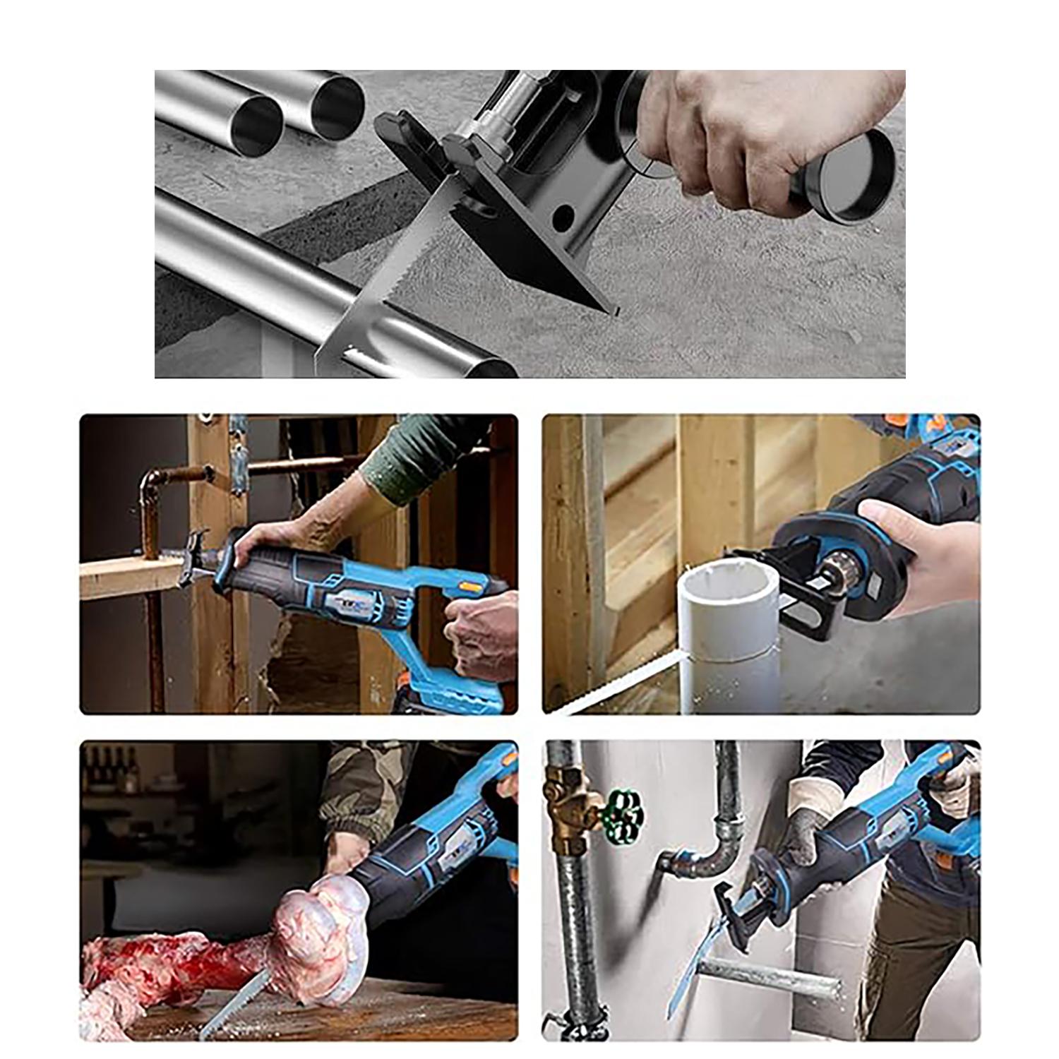 Household small hand drill to electric saw, saber saw, reciprocating saw, electric carpenter, hand-held, according to multi-functional conversion head Cutting B