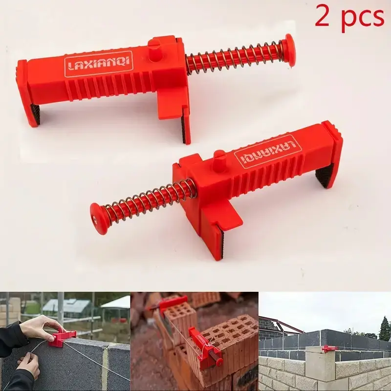 Brick Wall Line Laying Tool, Brick Wall Construction Frame, Brick Wall Line Fixed Bracket, Positioning Line Clamp Clip, Construction Tools