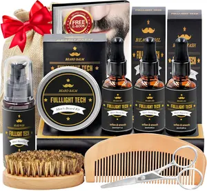 Mayicivo Biethday Gifts,Dad Birthday Gifts,Beard Grooming Kit Includes 3 Scented Beard Oil, Beard Shampoo & Balm, Brush, Comb,Scissors,Cool Men Christmas Stocking Stuffers Gifts for Men Him Boyfriend Husband