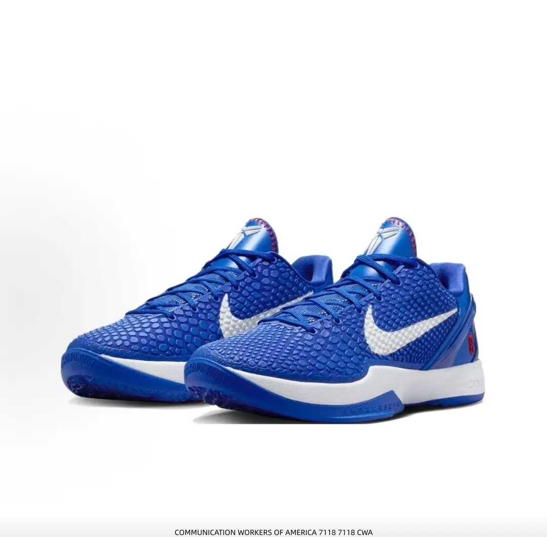Royal‑Blue Low‑Top Basketball Shoes, breathable woven mesh upper, white logo and midsole, durable rubber outsole. Supportive lightweight sneakers for basketball training and everyday casual wear.