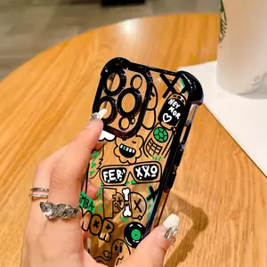 Personalized Hip-Hop Artist Graffiti Feid Ferxxo Phone Case Compatible with Iphone 16 15 14 13 12 11 Pro Max X XR XSMAX 8 7 Plus, Shockproof Transparent Soft Back