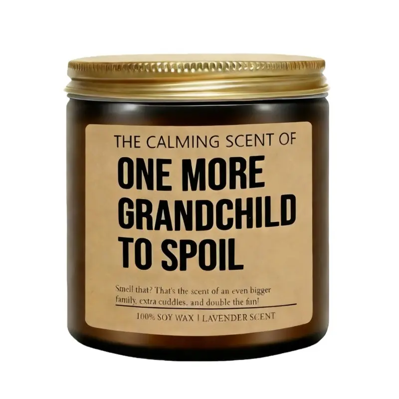 One More Grandchild Candle, Soy Wax, Soy Candles Non Toxic, Scented Candle, Pregnancy Announcement for Grandparents, Baby Announcements Ideas, Pregnancy Reveal to Parents, Funny 2nd, Second Baby, Grandparents Again Gifts for Grandma Grandpa