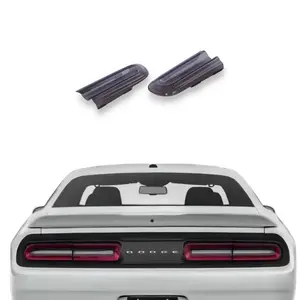 Smoked Tail Light Covers for 2015-2023 Dodge Challenger By Tint My Light
