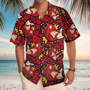 Koi Fish Hawaiian Shirt, Water Type Aloha, Matching Vacation Outfit, Tropical Hawaii Button Up, Summer Beach Gifts #hawaii #hawaiishirt #alohashirt
