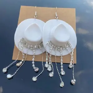 Cowboy Hat Design Earrings Suitable For Women's Daily Wear