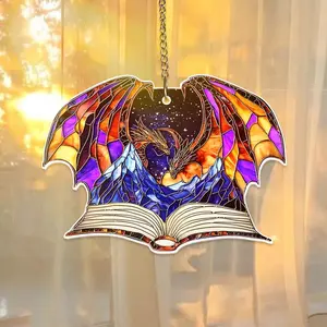 Night Court ACRYLIC Window Hanging Decor, City Of Starlight Window Suncatcher, Acotar Velaris Inspired Ornament Decor, Bookish Gifts, Bookish Home Decor, Home Decor