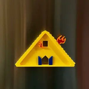 Midsommar Refrigerator Magnet - 3D Printed