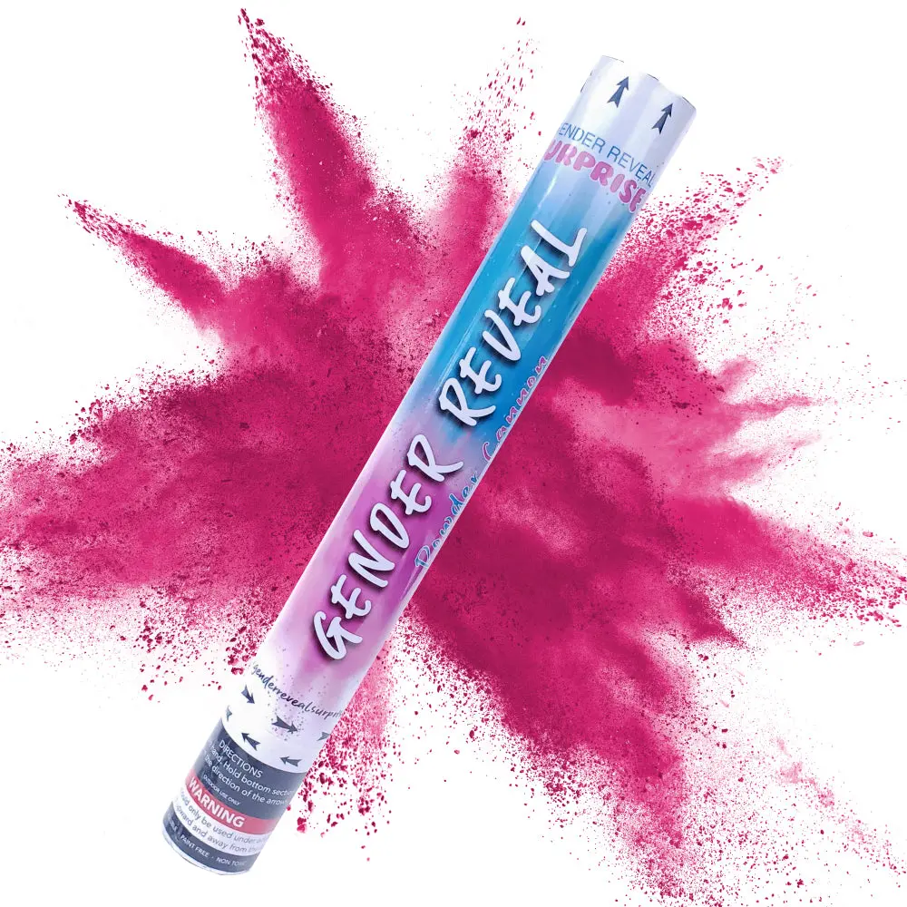 Pink Gender Reveal Powder Cannon
