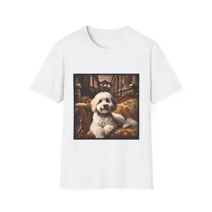 Cavapoo Royalty Unisex Dog T-Shirt from Posh Paws Collection for Everyday Wear