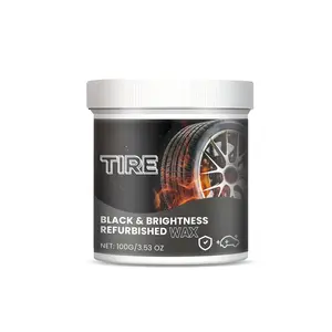 Car Tire Care Paste Wheel Rim Rust Cleaner Polish Shine Restoration Tire Protection Coating Automotive Maintenance Vehicle Detailing Car Accessories