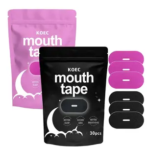 Sleep Mouth Tape Set, 60pcs/set Breathable Sleeping Mouth Tapes, Sleep Aid Tape, Skin-friendly Breathable Sleep Patches, Sleep Aid Tool, Sleep Breathing Patch, Healthcare