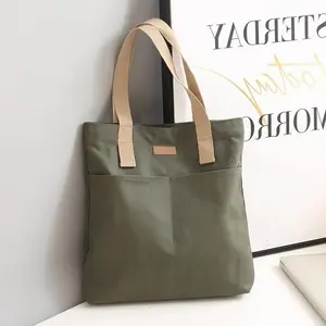 Women's new canvas  for class and commuting, niche large-capacity high-end computer tote , canvas  crossbody women city bag messy shoulder Retro Suede Single