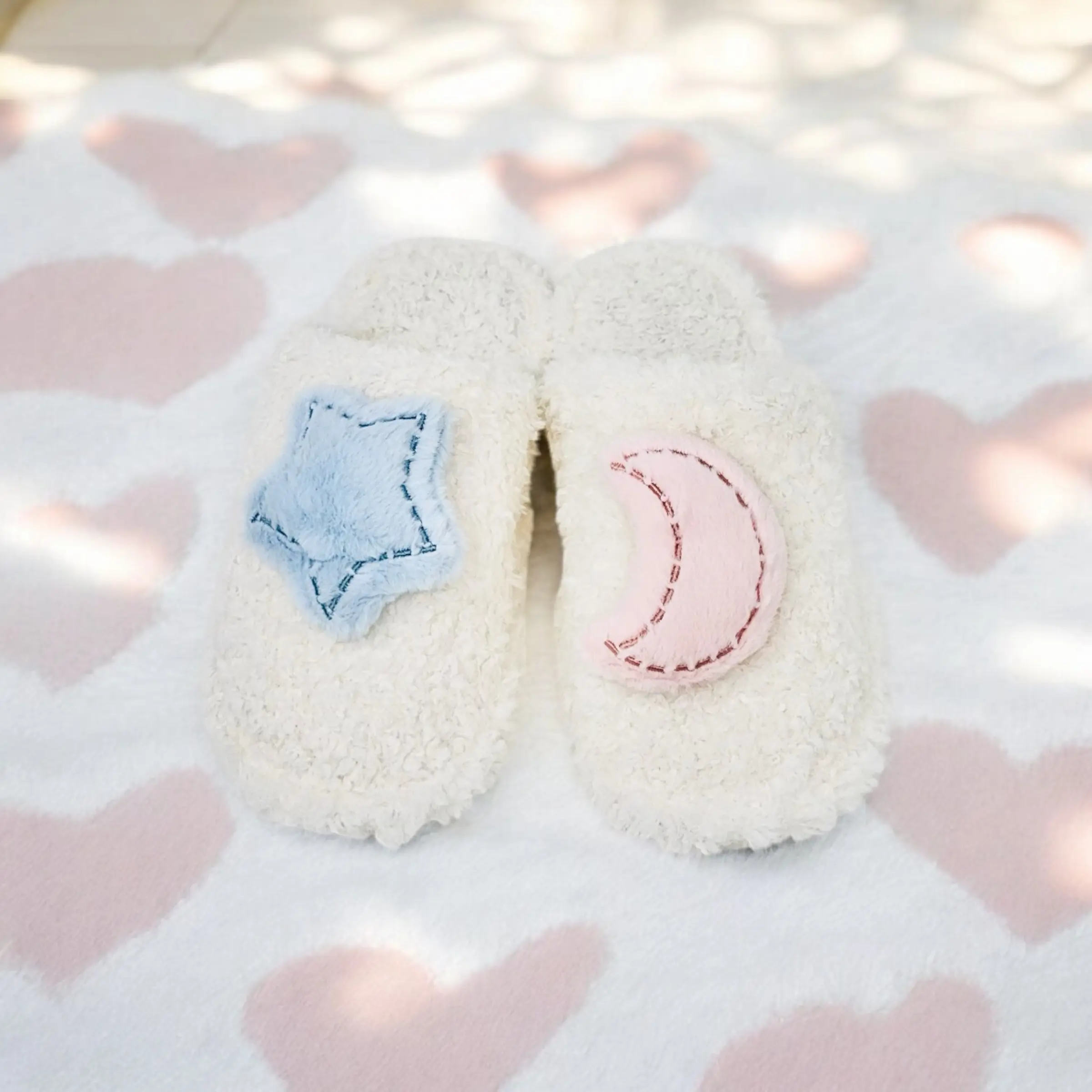 Flower Fur Slippers