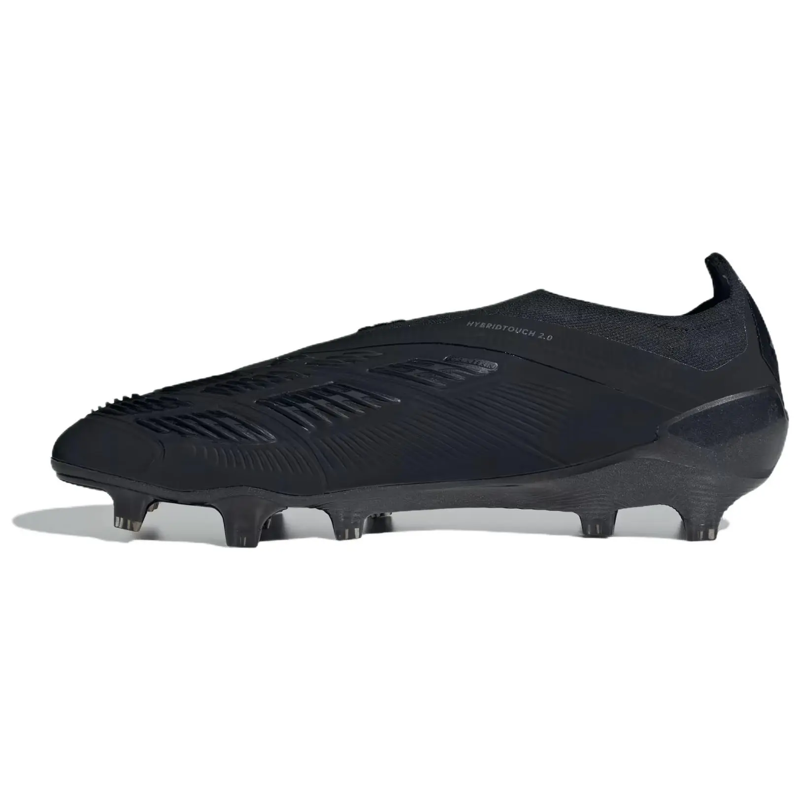 Adidas Predator 24 Elite Laceless FG Core Black Carbon Comfort Soccer Cleats Unisex IE1807