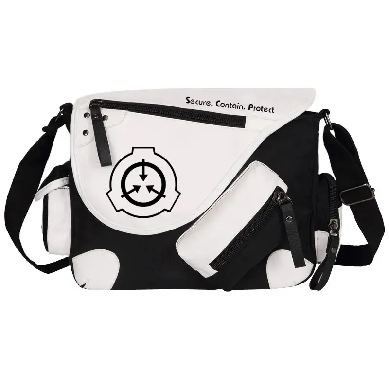 Schoolbag Anime Special Containt Procedures Cosplay PU LEATHER Messenger Bag Men Women Shoulder Bags